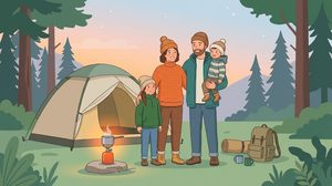 Семейный поход с ночёвкой: правила, экипировка и чек-лист